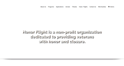 Desktop Screenshot of honorflight.org